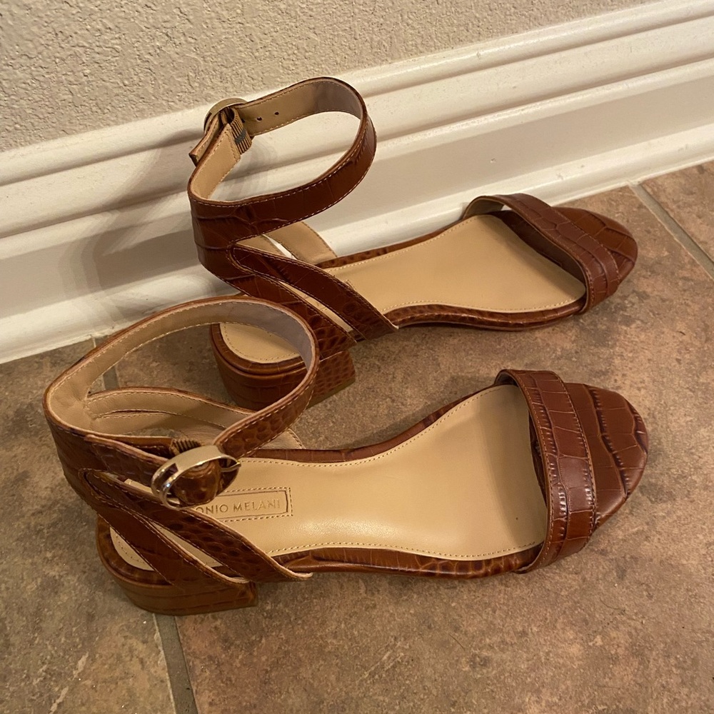 Antonio Melani Brown Sandals